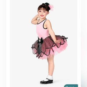 girls 2T Polka Dot Tank Performance Tutu Dress